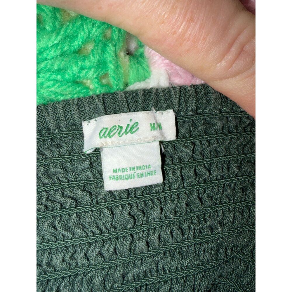 VNTG Aerie Cotton Summer Y2K Dress Fairy BOHO Retro 90's Beach Hot Girl - Picture 9 of 9